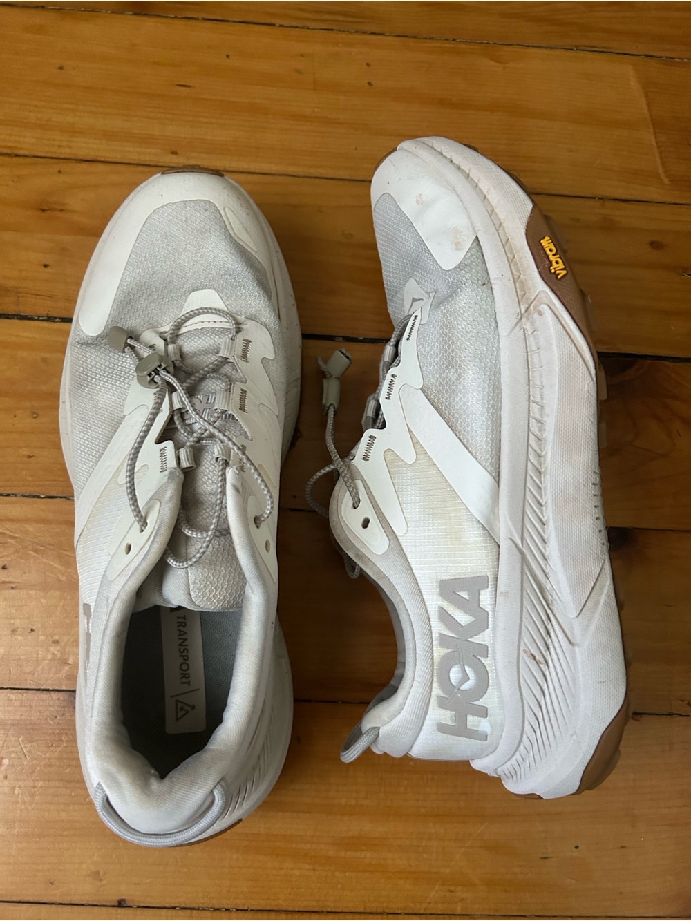 Hoka Transport White 7.5 Women’s Sneakers